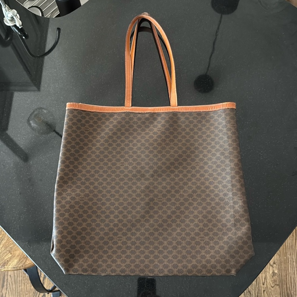 Celine Tote Bag Macadamia Brown Pre-Owned Great Condition - Picture 2 of 14